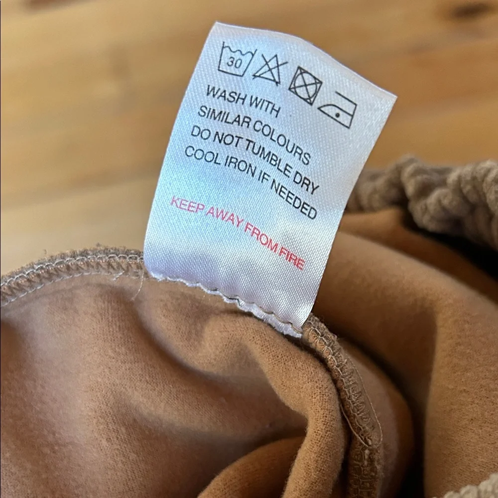 Sisters & Seekers Tan Lined Corduroy Joggers - Picture 8 of 8